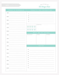 Organizational Printables to Streamline Your To-Do Lists, Your Schedule ...