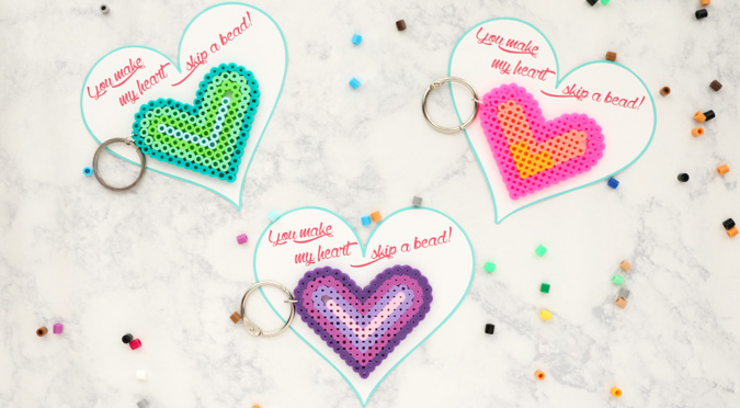 Key Chain Heart Valentines