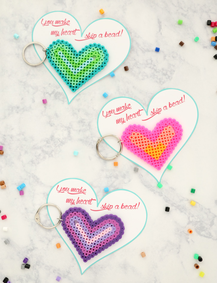 Key Chain Heart Valentines