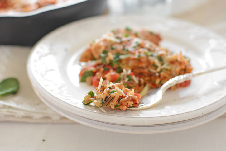 Bite of Rustic One Pot Italian Chicken and Rice