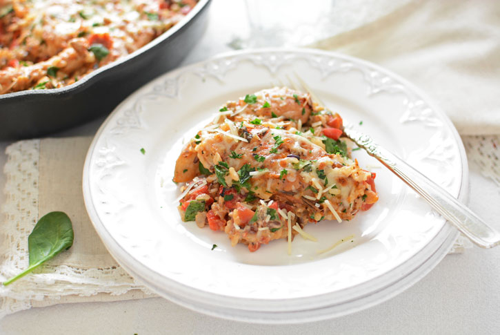 Rustic Italian One Pot Chicken and Rice