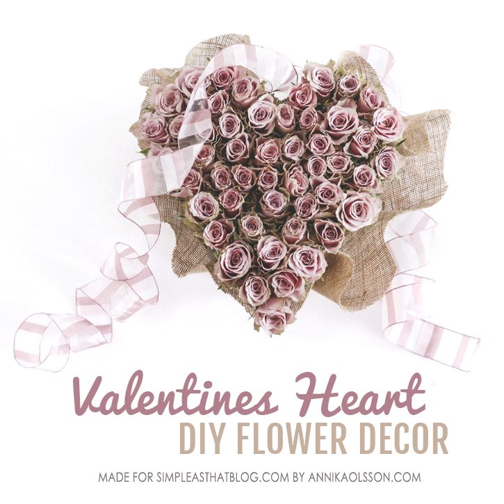 DIY Valentine's Day Floral Decor