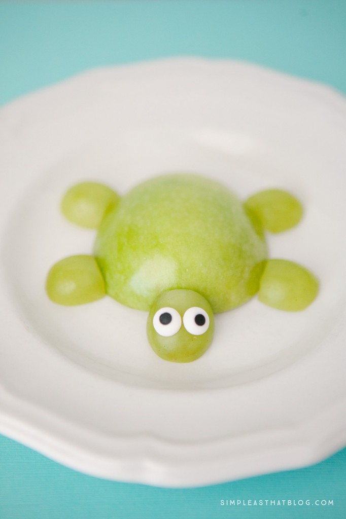 Healthy Apple Turtle Snack for Kids