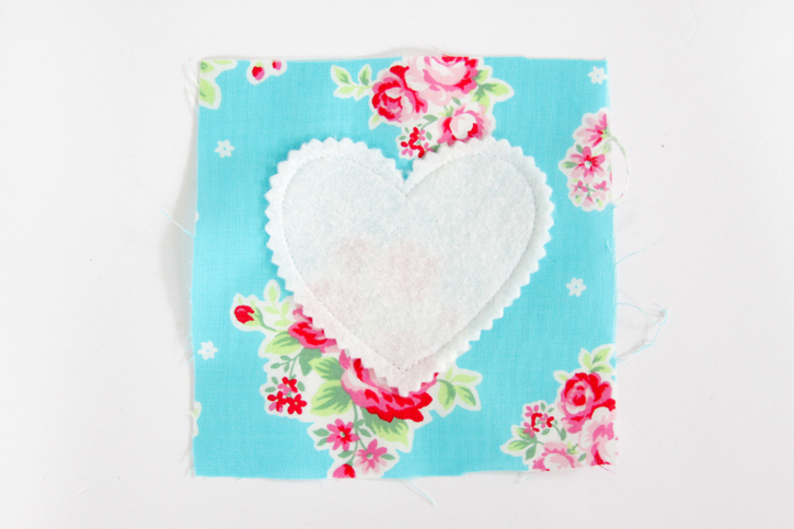 Felt Sewn on Fabric Sachet