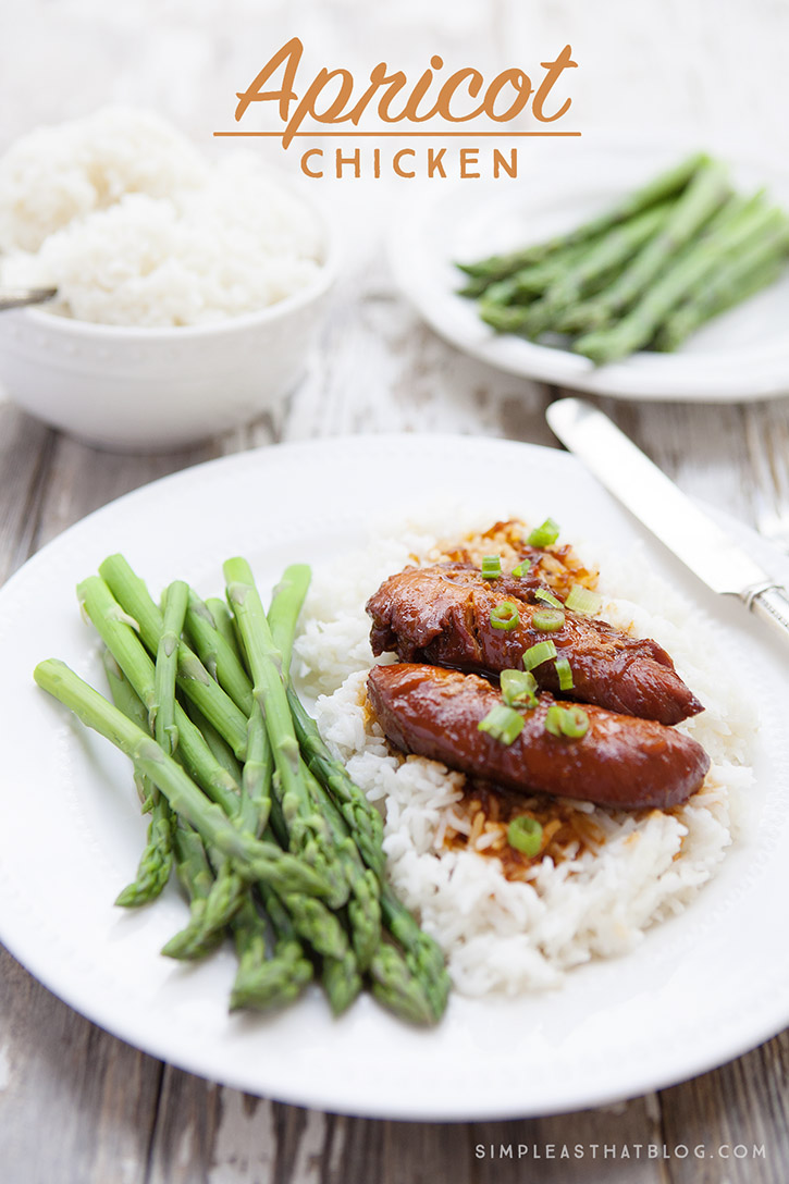 Instant Pot or Slow Cooker Apricot Chicken