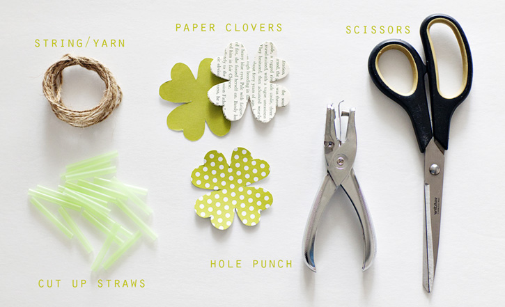 A quick and simple, mess-free paper craft to help get the kids excited about St. Patrick's Day!