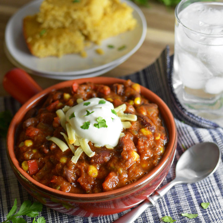 Crock-Pot Vegetable Chili