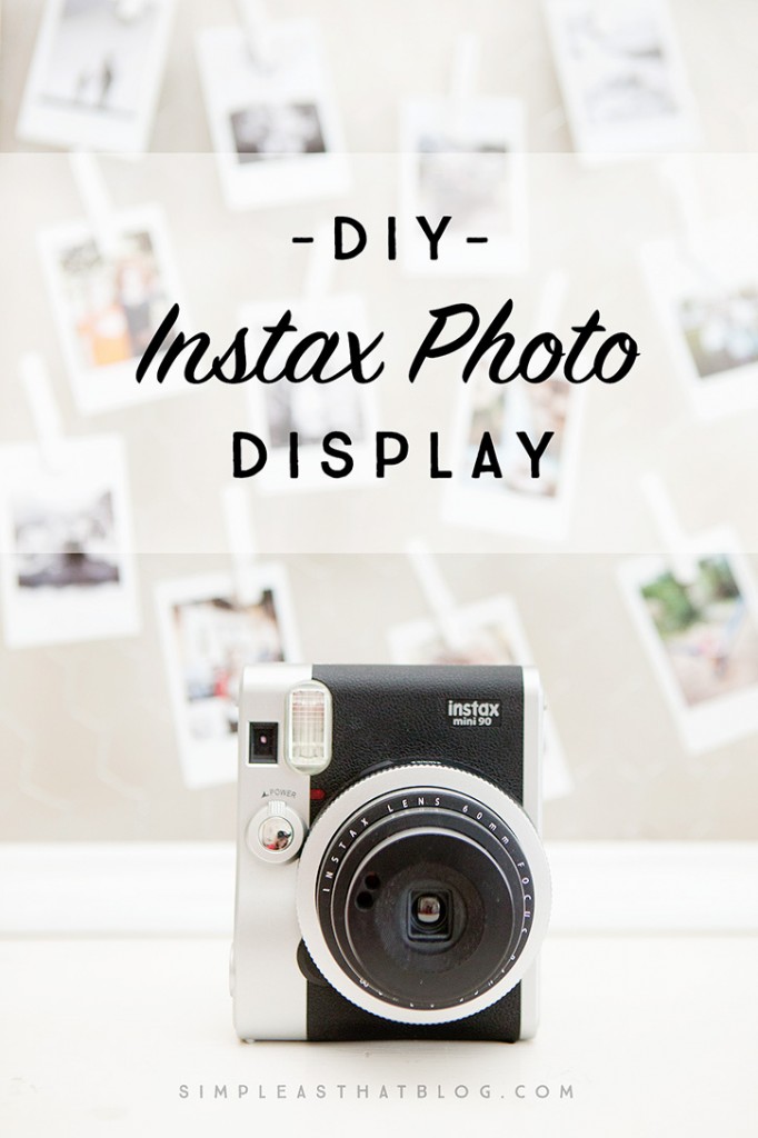DIY Instax Photo Display