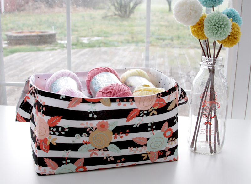 Quick and Easy Fabric Basket