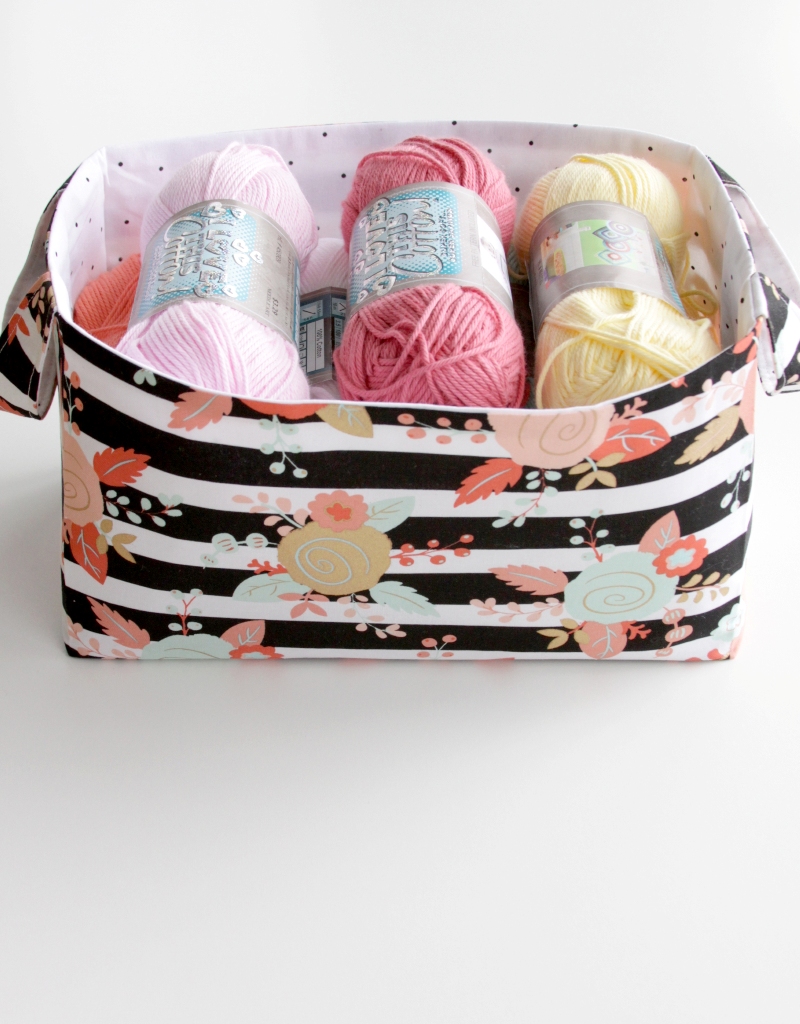 Easy DIY Fabric Basket