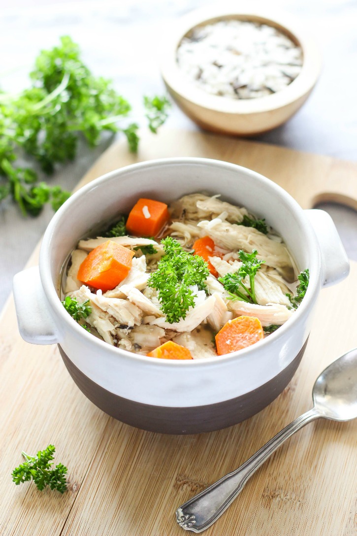 Slow Cooker Chicken and Rice Soup