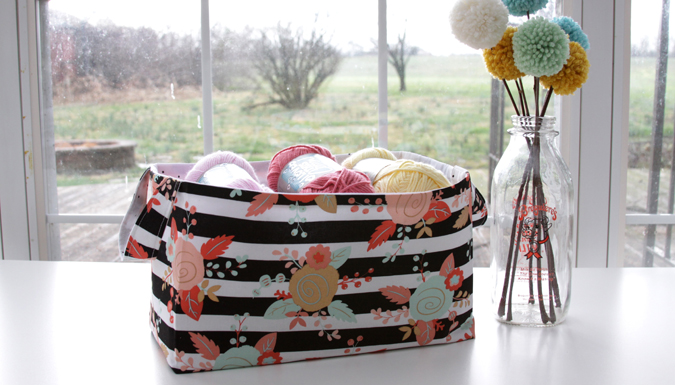 Quick and Easy Fabric Basket