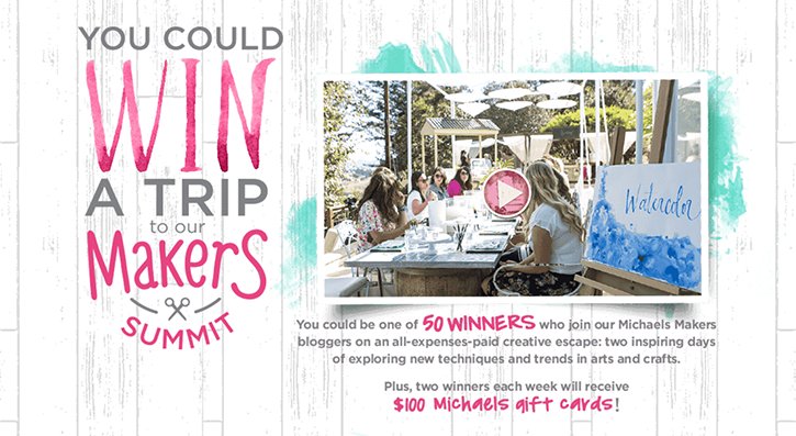 Win a Trip to the Michael's Makers Summit