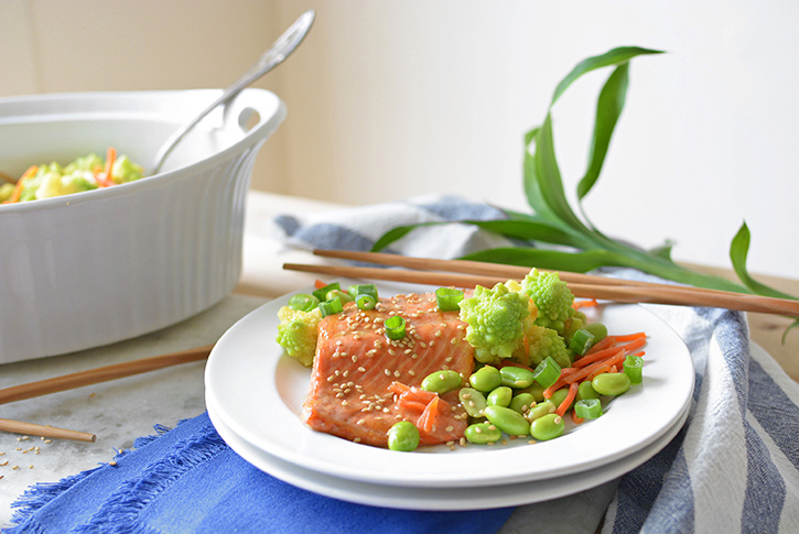 asian-sesame-ginger-salmon-and-vegetables