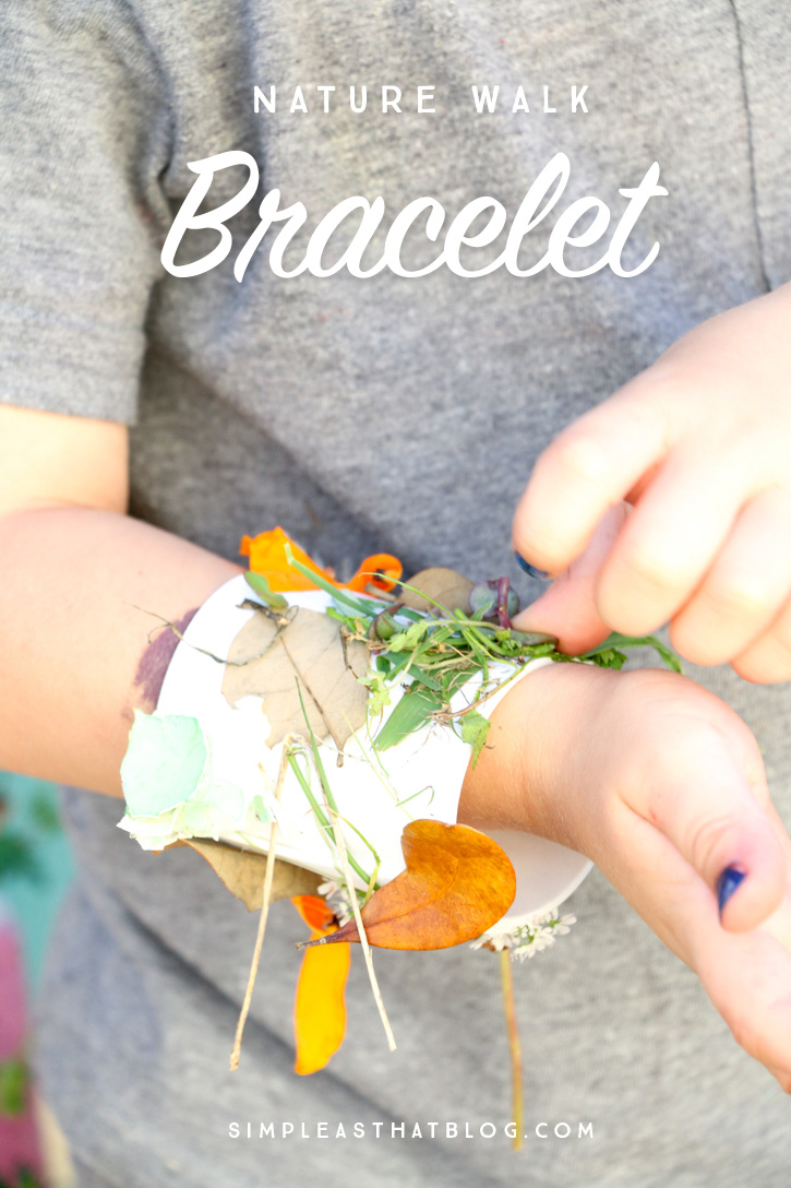 Make your own nature bracelet - Mud & Bloom