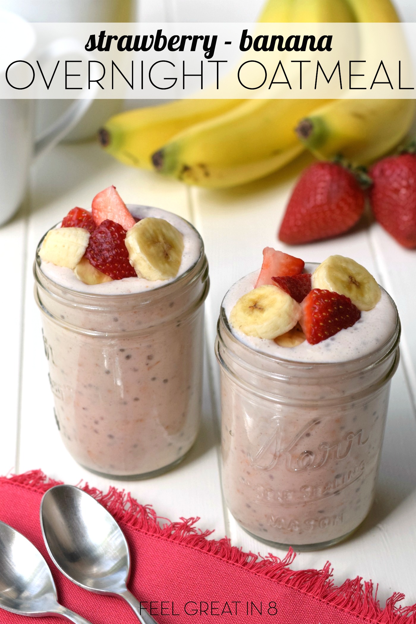 Strawberry Cheesecake Overnight Oats