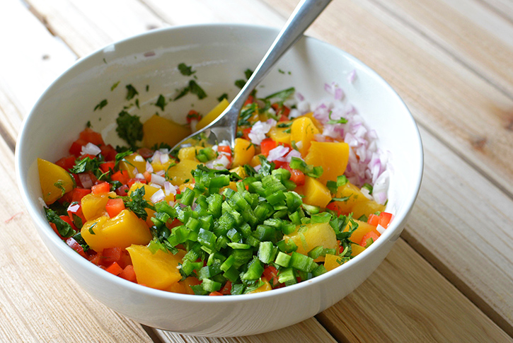 Fresh Peach Salsa