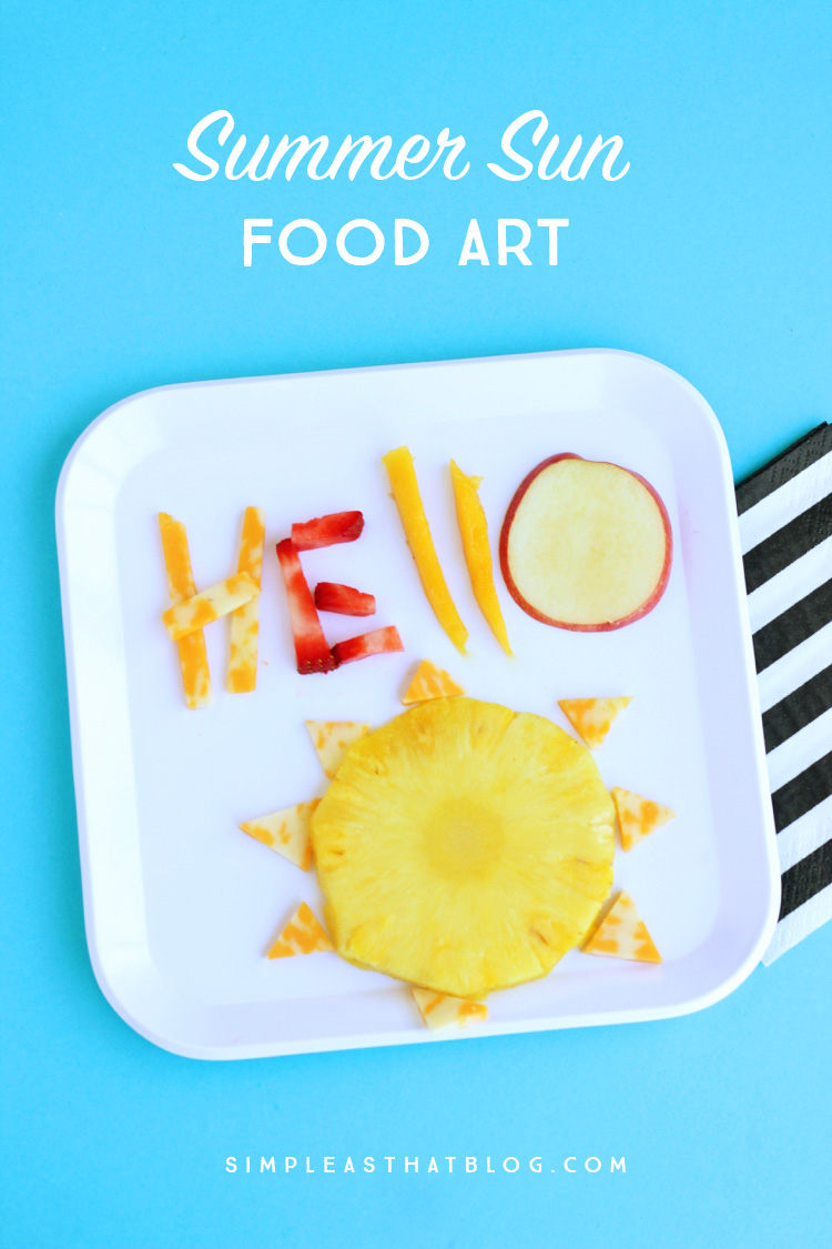 Sometimes it's ok to play with your food! Find more inspiration for having fun with food this Summer!