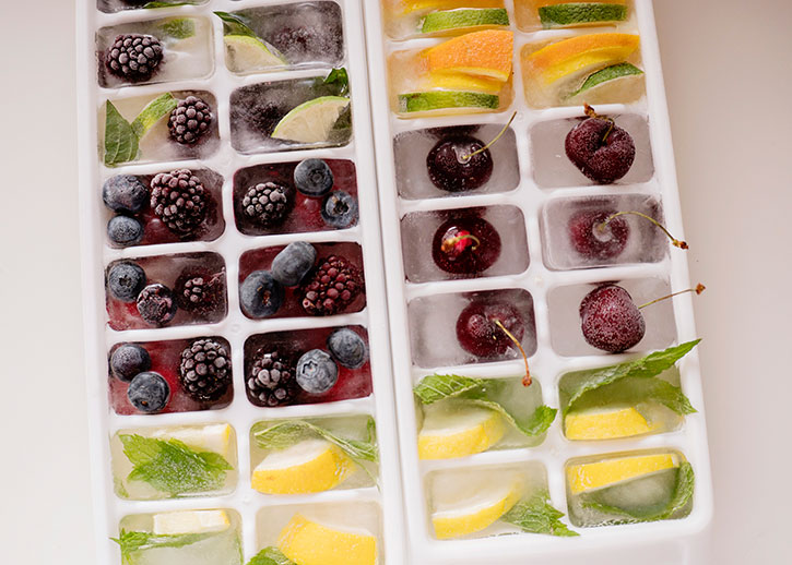 5 Fruit Ice Cube Combos to Beat the Heat