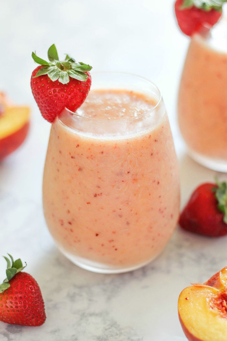 Strawberry Peach Smoothie Recipe