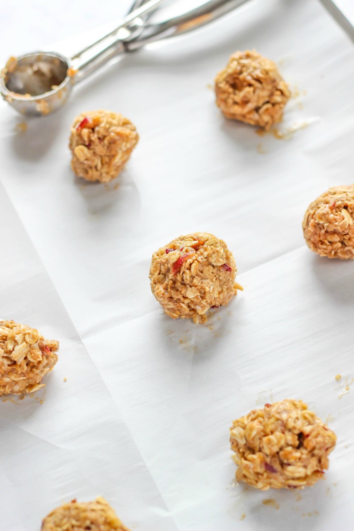 No Bake Apple Cinnamon Bites are a perfect easy snack or grab-and-go breakfast for fall!