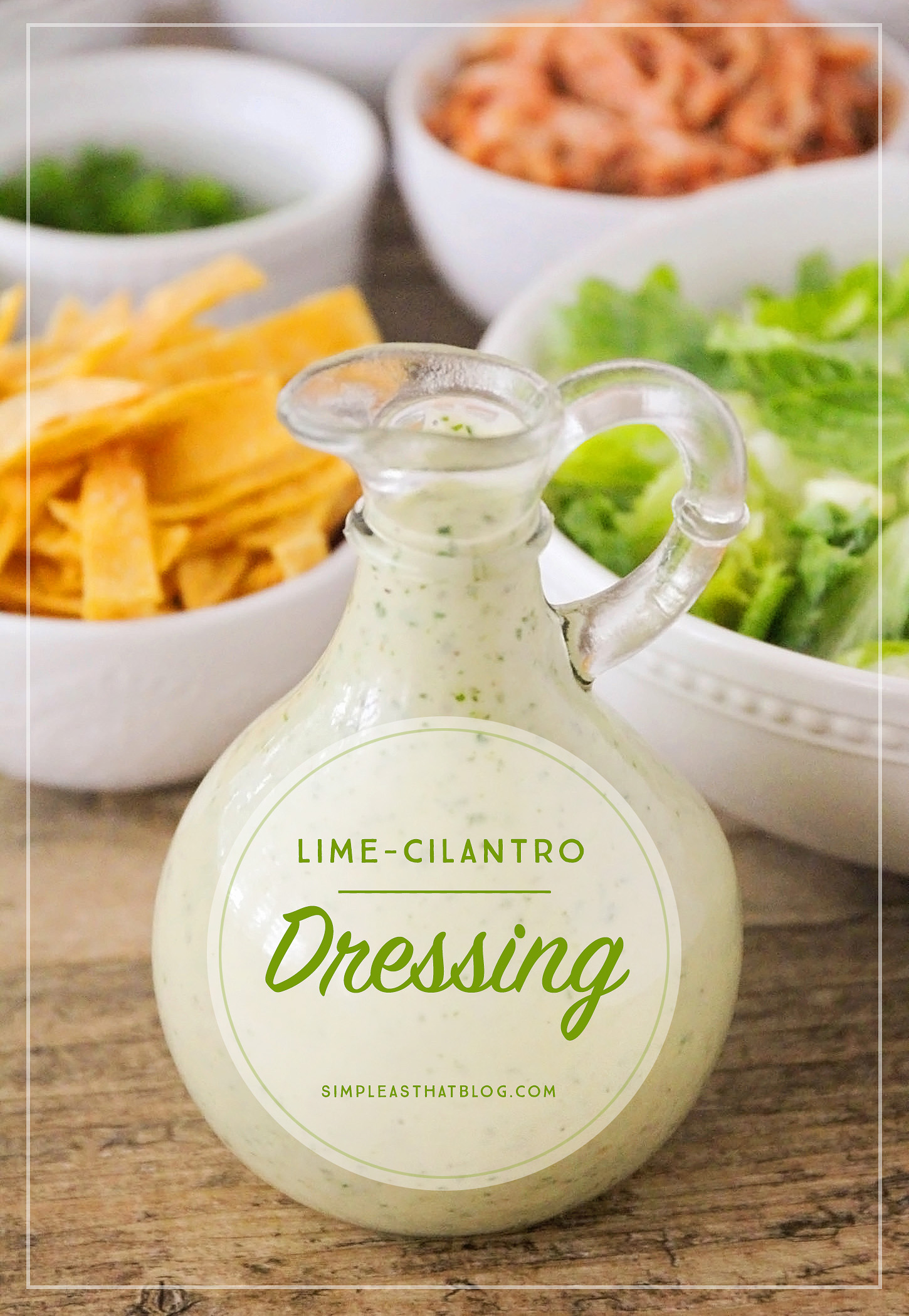 This Creamy Lime-Cilantro Dressing is long on taste and short on prep time. Pair it with our Southwest BBQ Chicken Salad for a delicious and healthy meal!