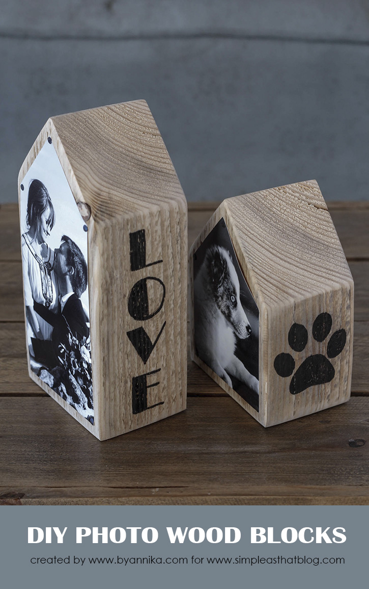 Wood photo best sale blocks diy