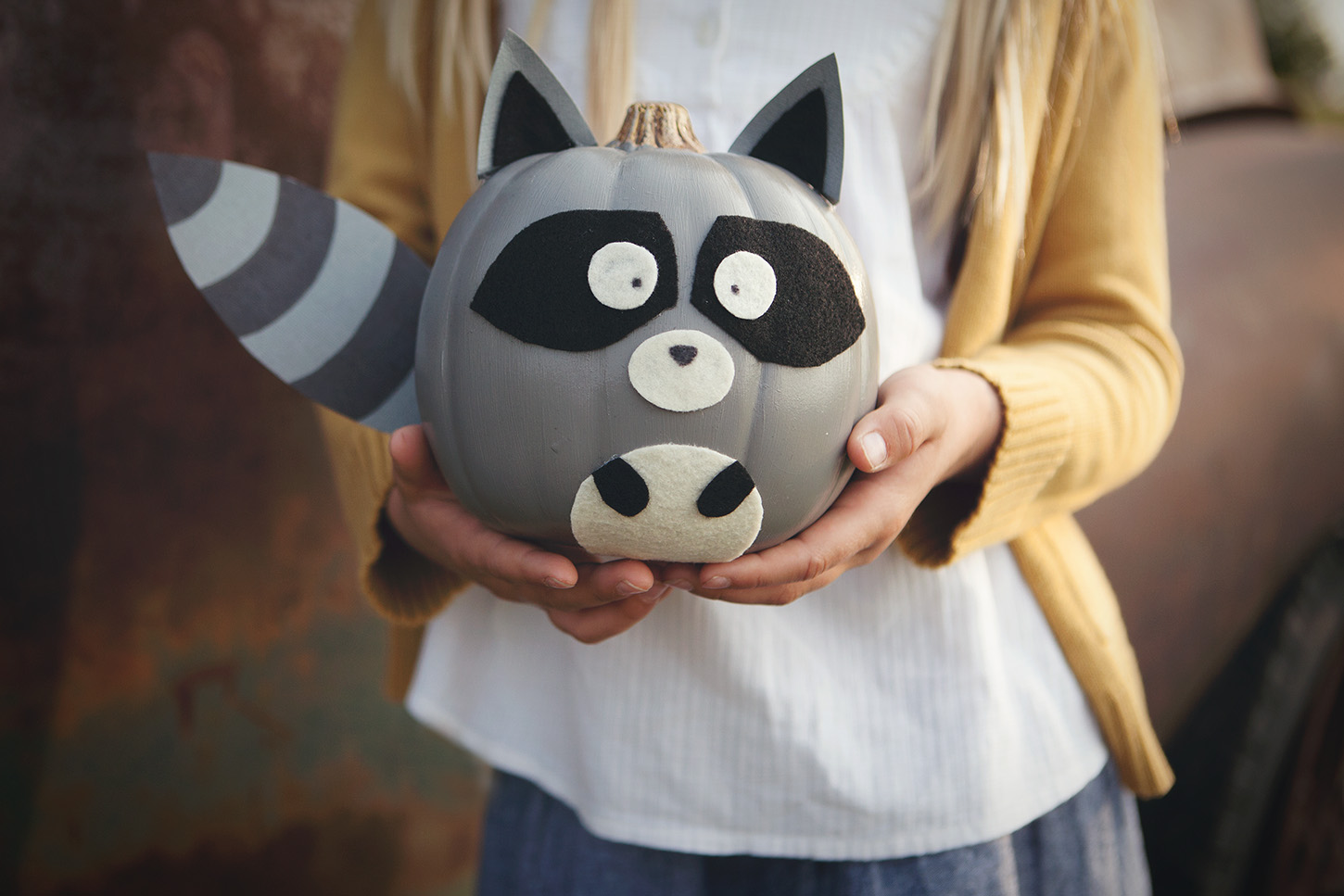 These Woodland Creature No-Carve Pumpkins are the perfect way to dress up your pumpkins this fall. If you love pumpkins, but loathe carving them, this is the project for you!