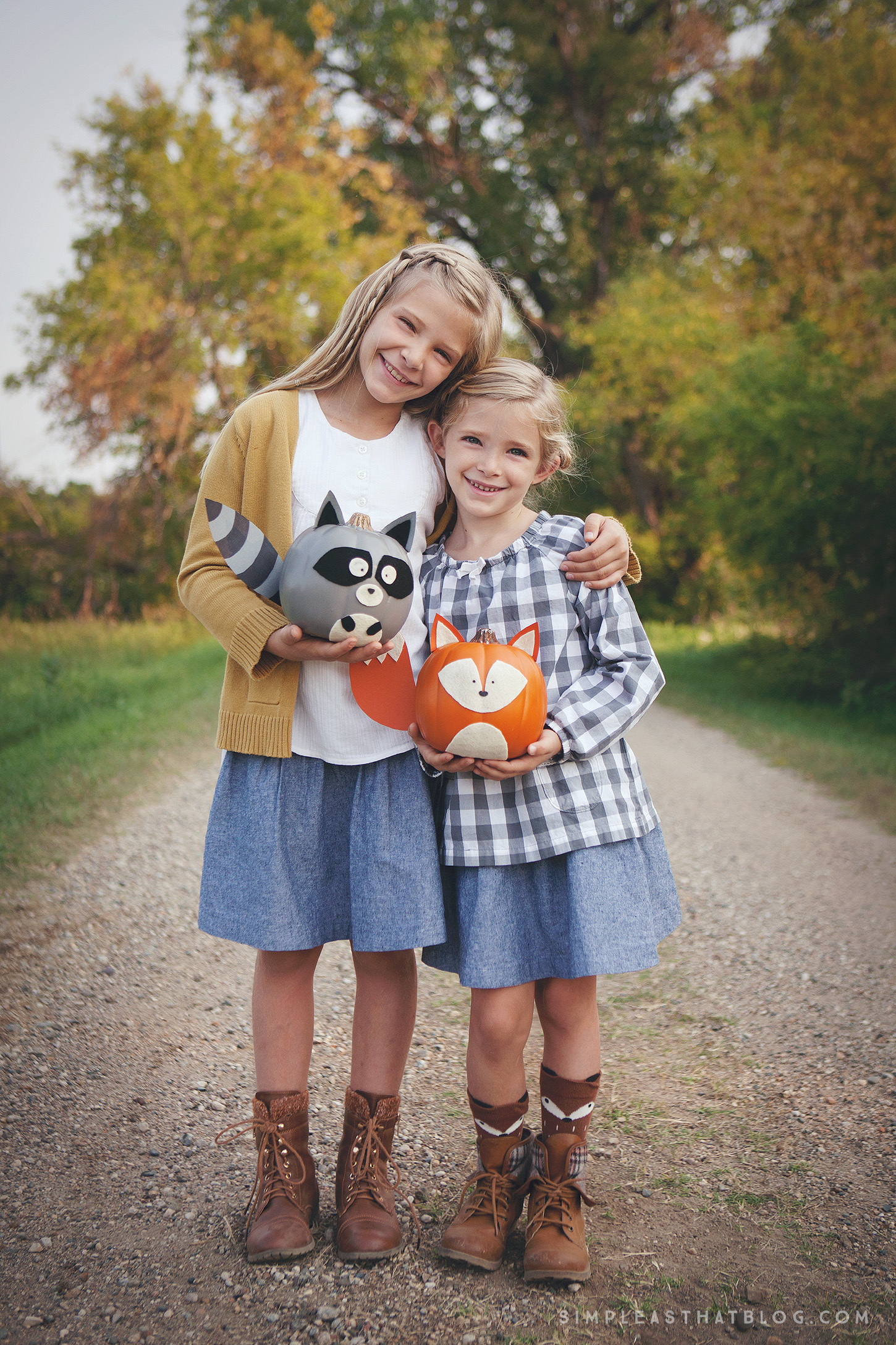 These Woodland Creature No-Carve Pumpkins are the perfect way to dress up your pumpkins this fall. If you love pumpkins, but loathe carving them, this is the project for you!