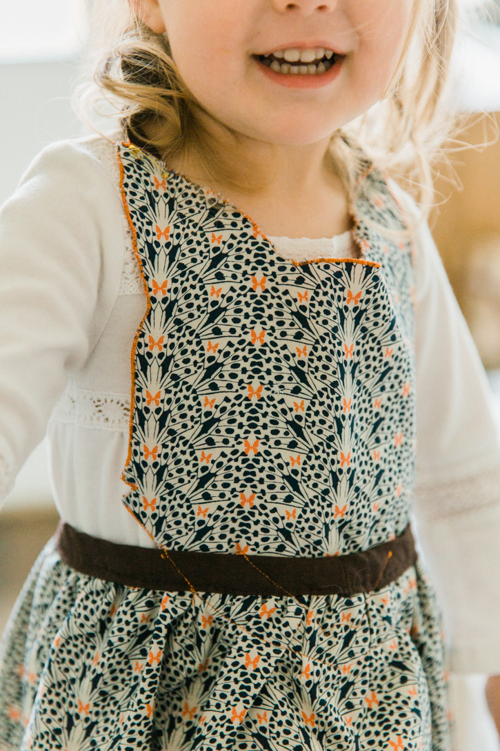 FREE pattern and instructions to make this adorable Fox Apron.