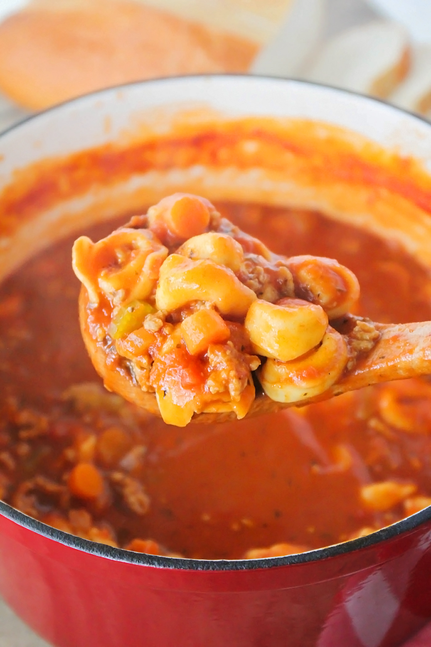 Short on time and need a hearty meal on the table? This Quick and Easy Tomato Tortellini Soup is your go-to for dinner!