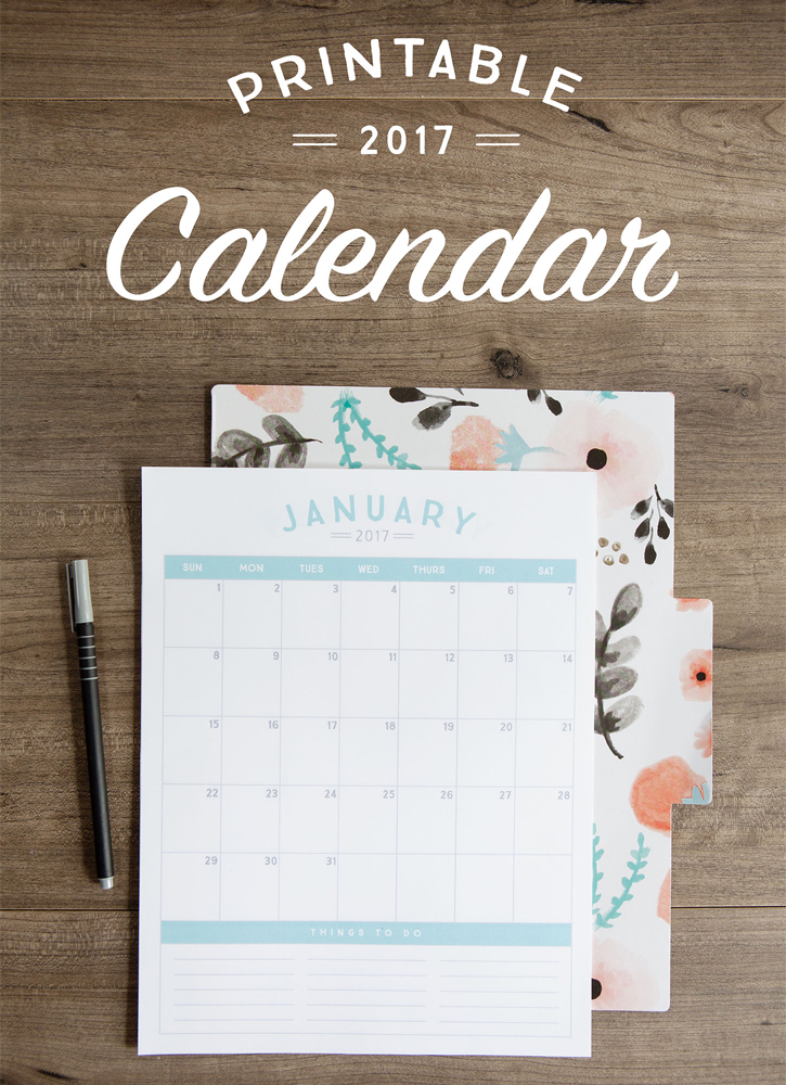 Free 17 Printable Calendar Simple As That