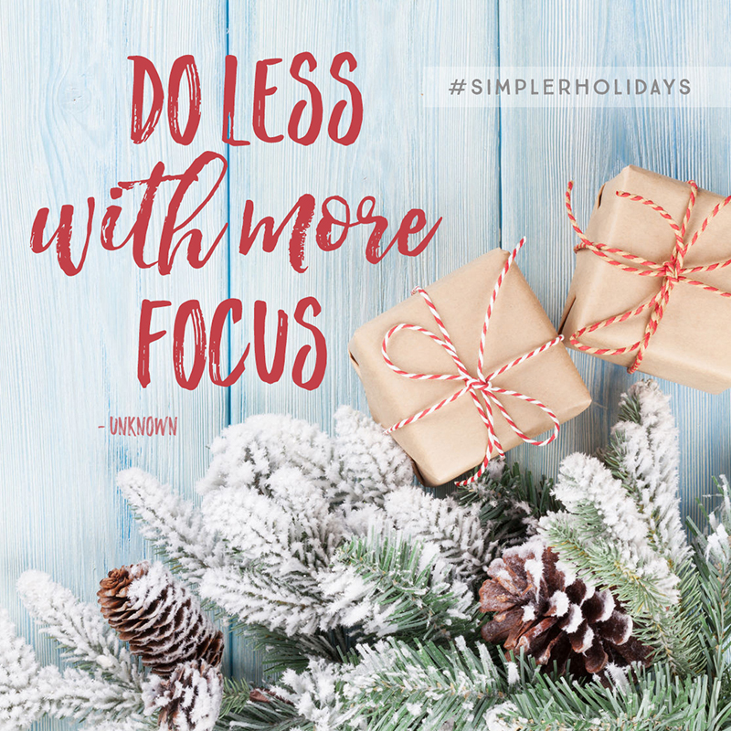 Want to enjoy a holiday season of LESS overwhelm, MORE stillness and MORE time with those you love most? Join us for 12 Days to a Simpler Holiday Season! 13h