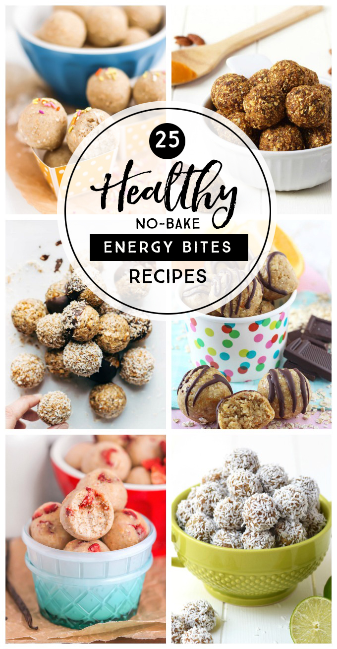 Energy bites make the perfect healthy snack to give you an energy boost and keep you feeling full between meals.