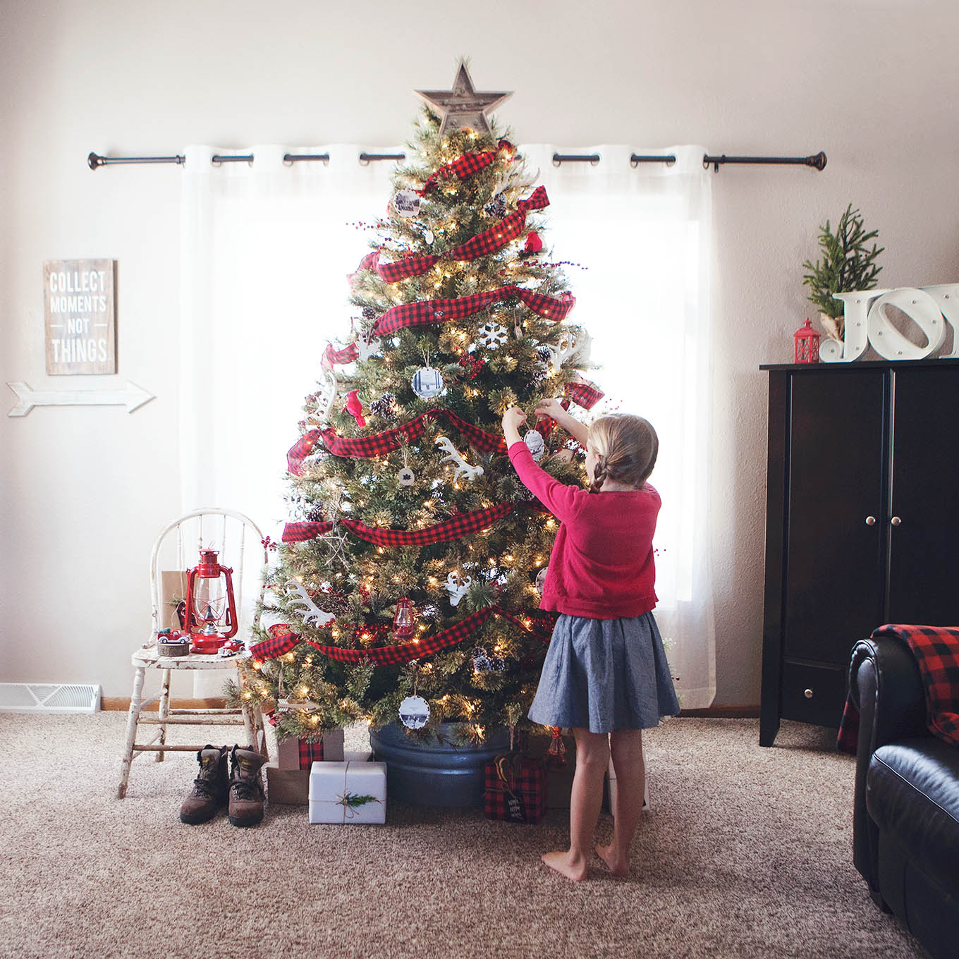 We're celebrating our family's most memorable outdoor adventures with an Outdoor Adventures themed Christmas tree.