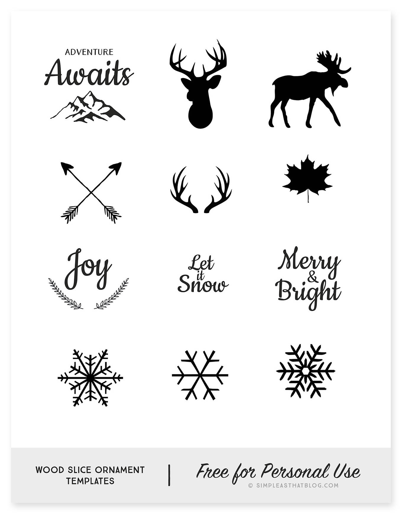 Christmas Wood Burning Stencils – TRUArt®