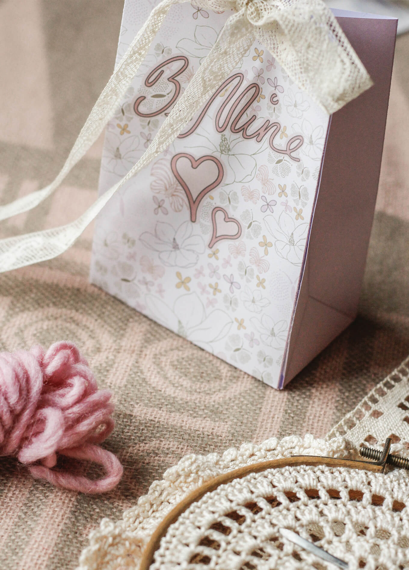 Super cute valentines day gift bag printable