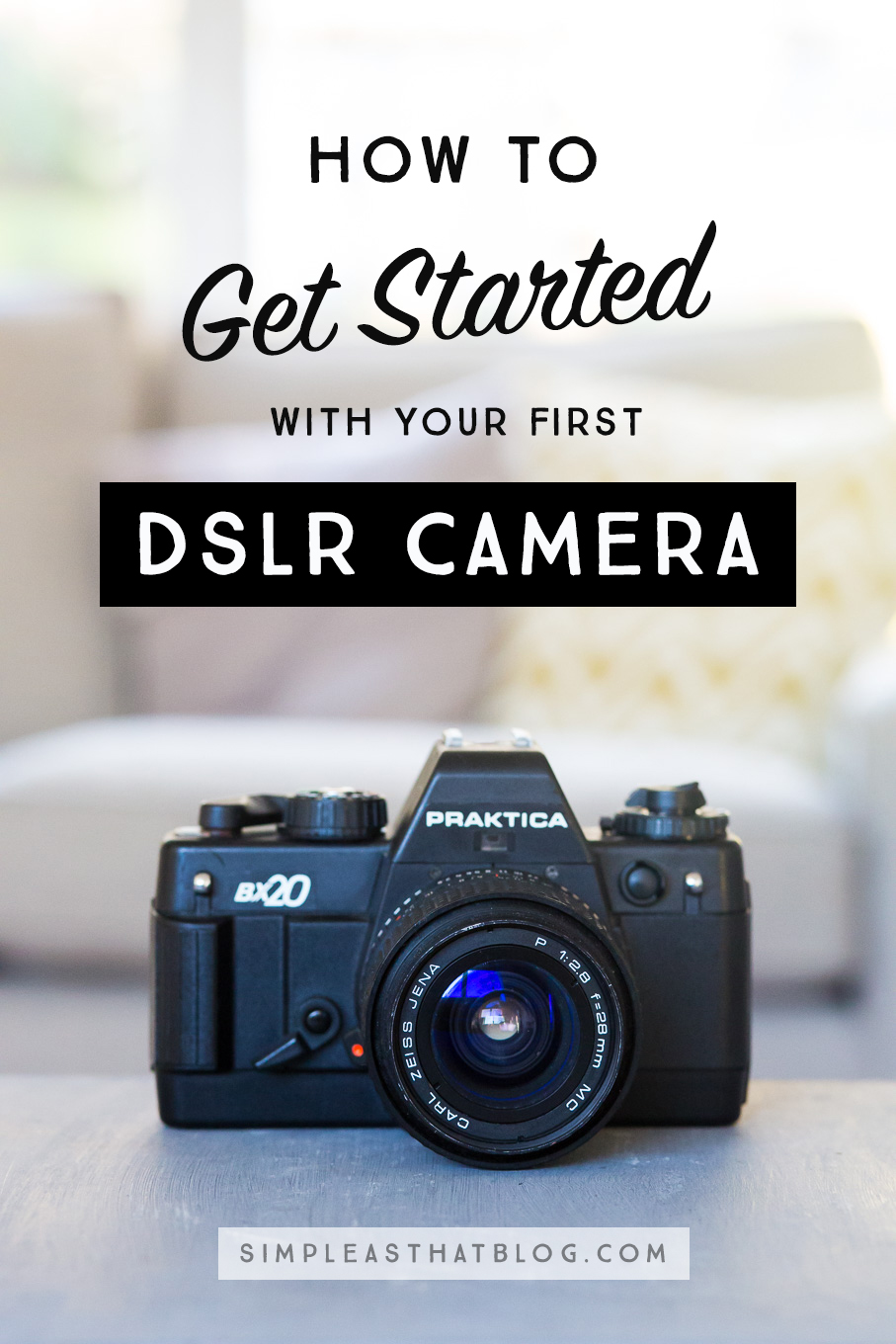 Follow these simple first steps and get familiar with your new camera!