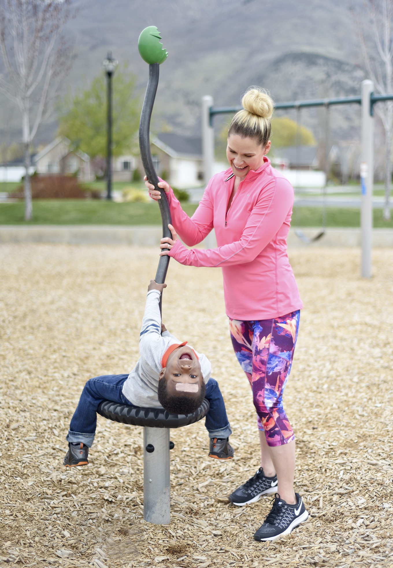This park workout is a quick, challenging circuit you can squeeze in between swings, slides, and monkey bars. No equipment needed!