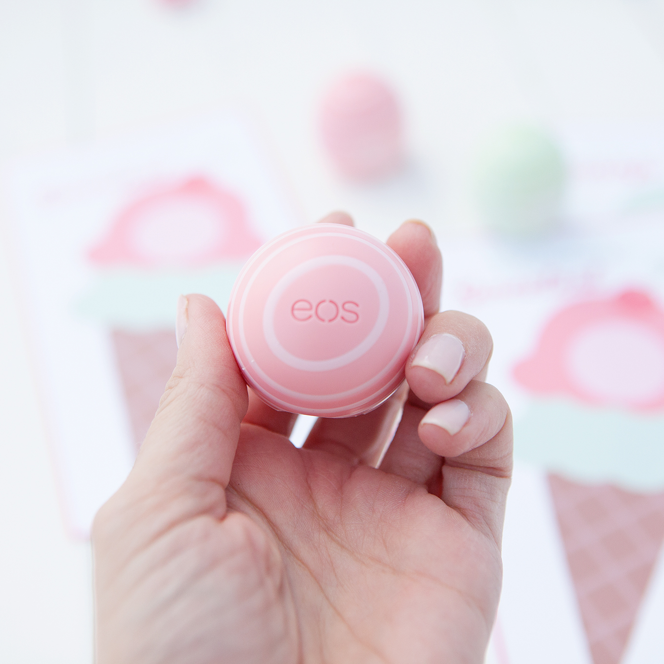 Mother's Day will be here before you know it – celebrate the special mom in your life with a simple card and her favorite EOS lip balm!