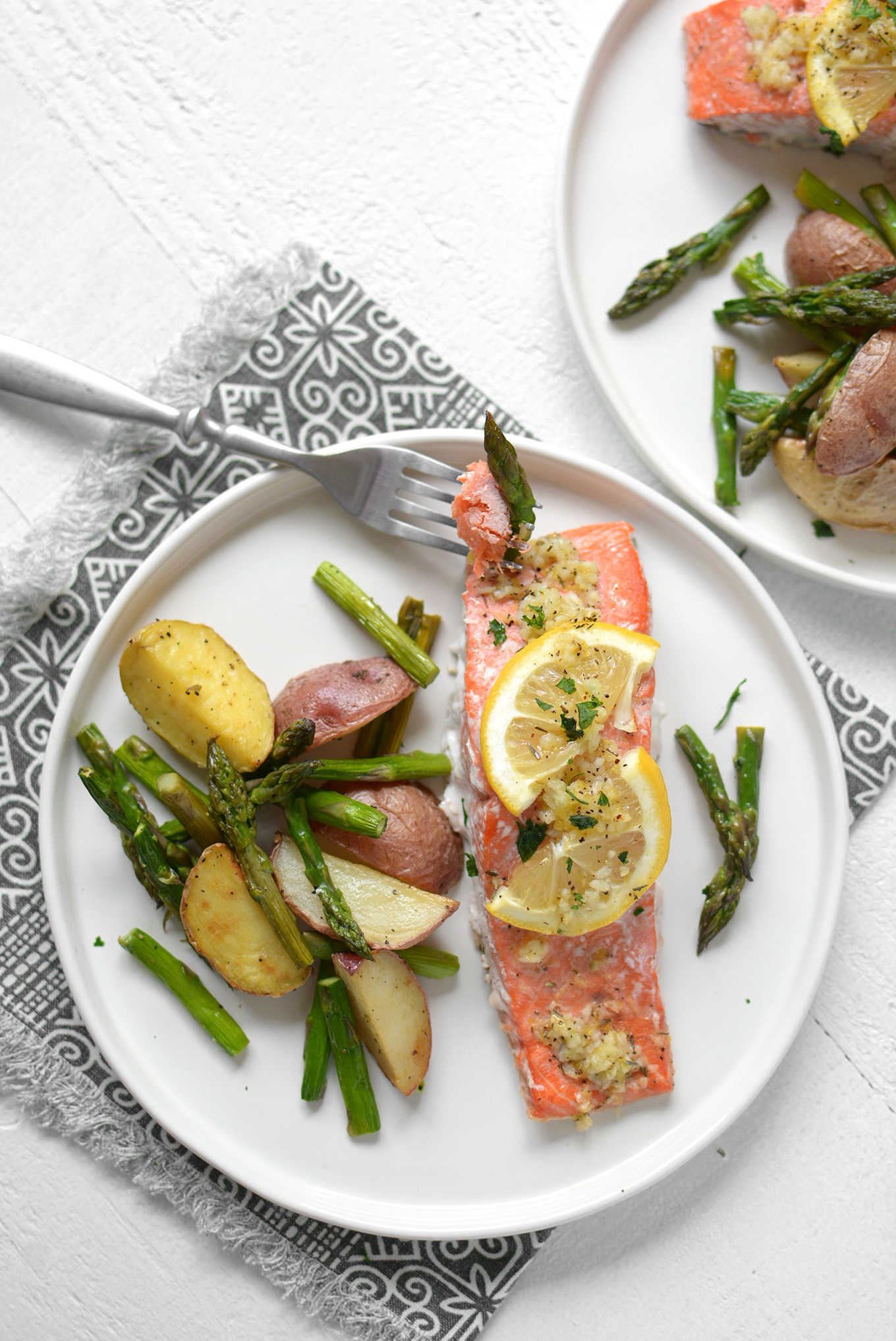 Sheet Pan Lemon Pepper Salmon and Vegetables