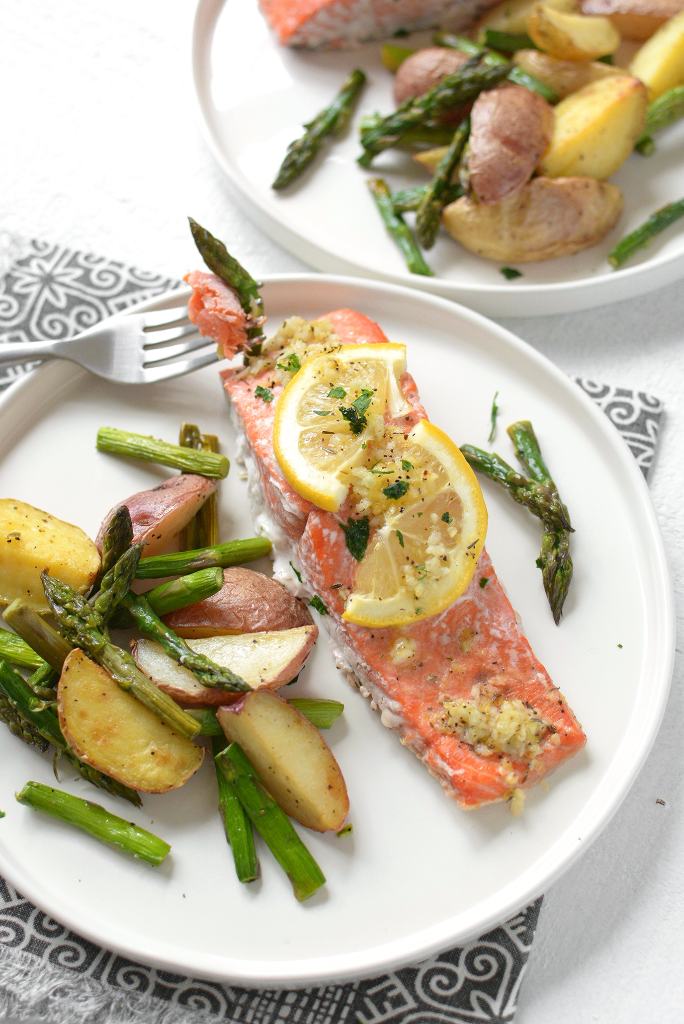 Sheet Pan Lemon Pepper Salmon And Vegetables