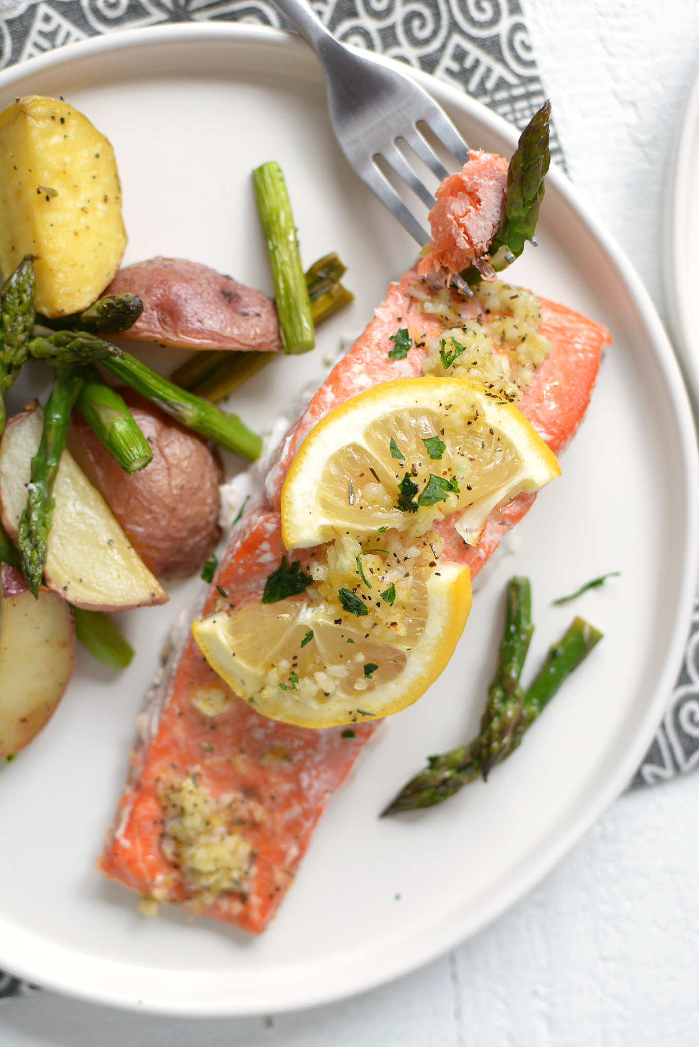 Sheet Pan Lemon Pepper Salmon and Vegetables