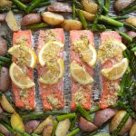 Sheet Pan Lemon Pepper Salmon and Vegetables