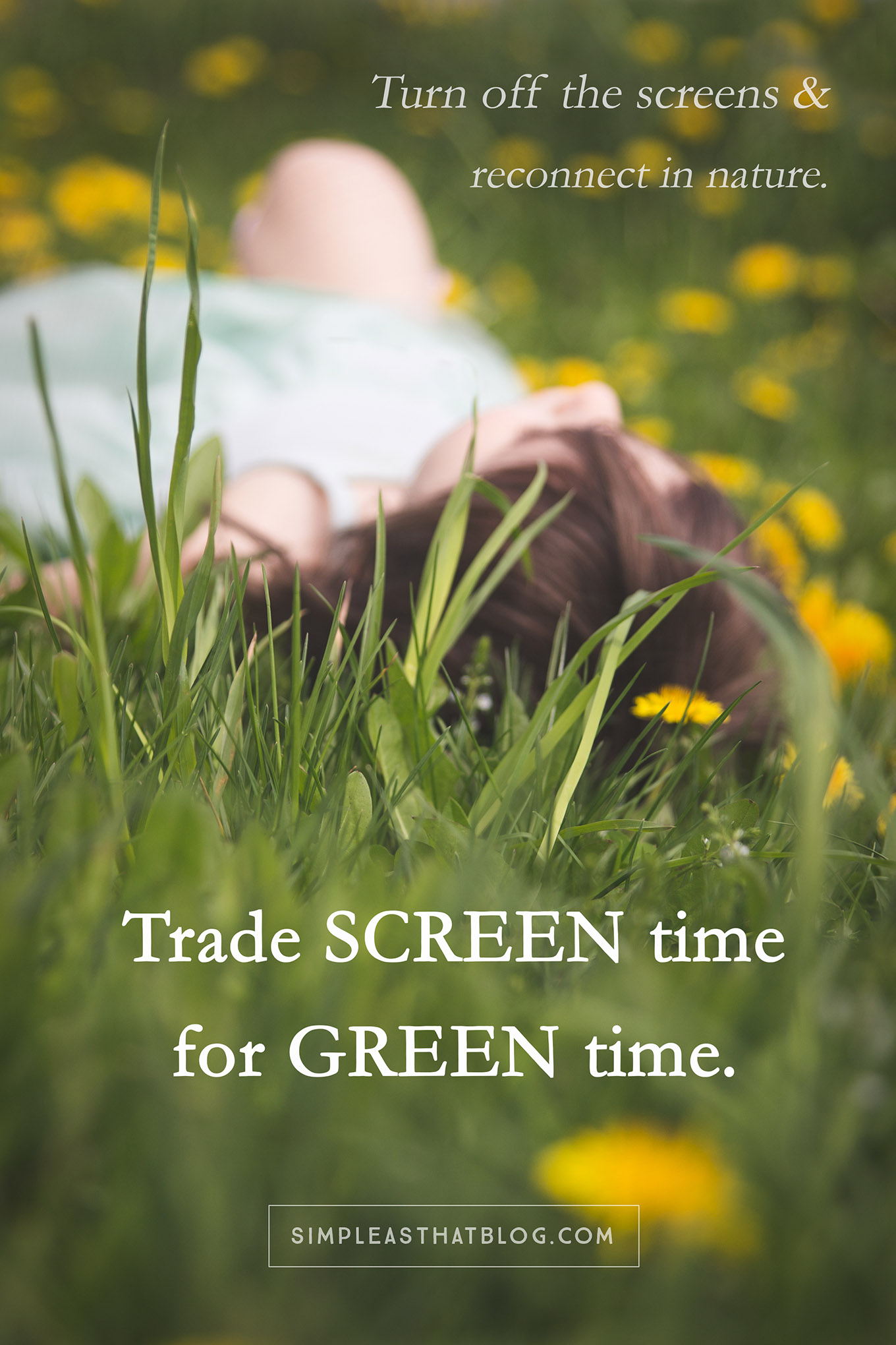 Time spent in nature is essential for our children's health. More on why we should trade screen time for green time –