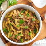 Easy Slow Cooker Beef and Noodles