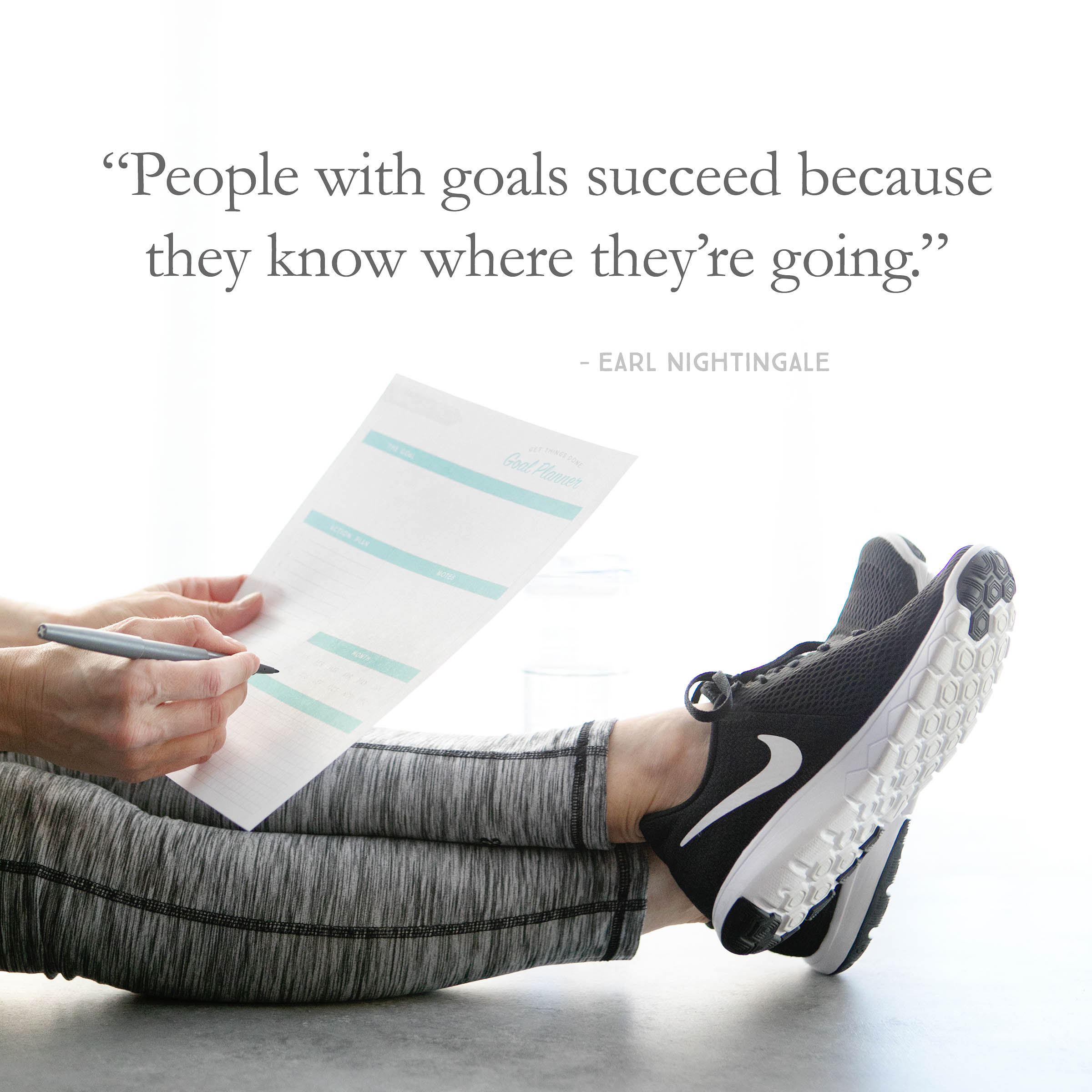 Get ready to crush your goals with this powerful goal planner! It's functional, concise and printer friendly. This is a tool that will help you move from setting goals to achieving them.