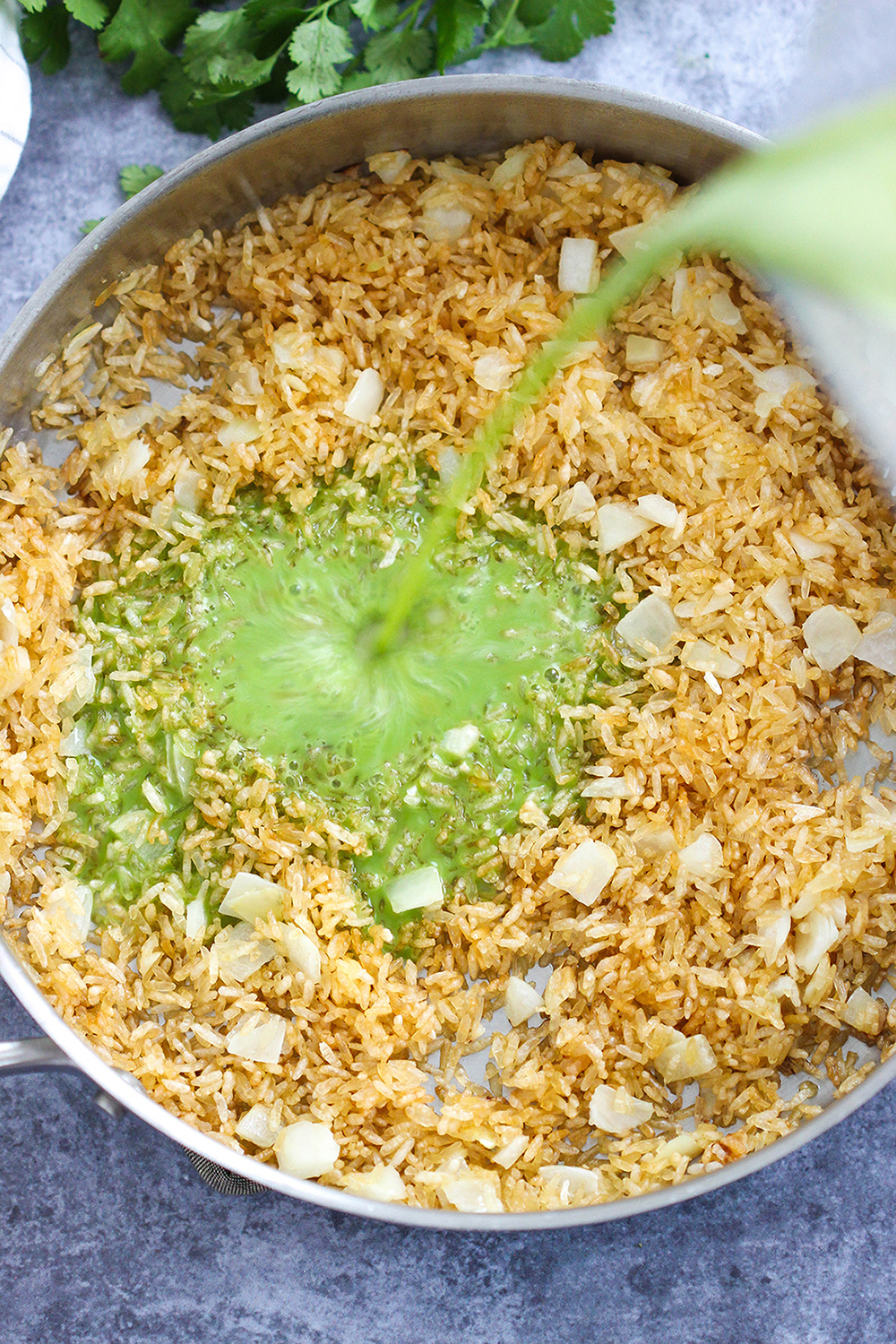 Mexican Green Rice (Arroz Verde) Recipe