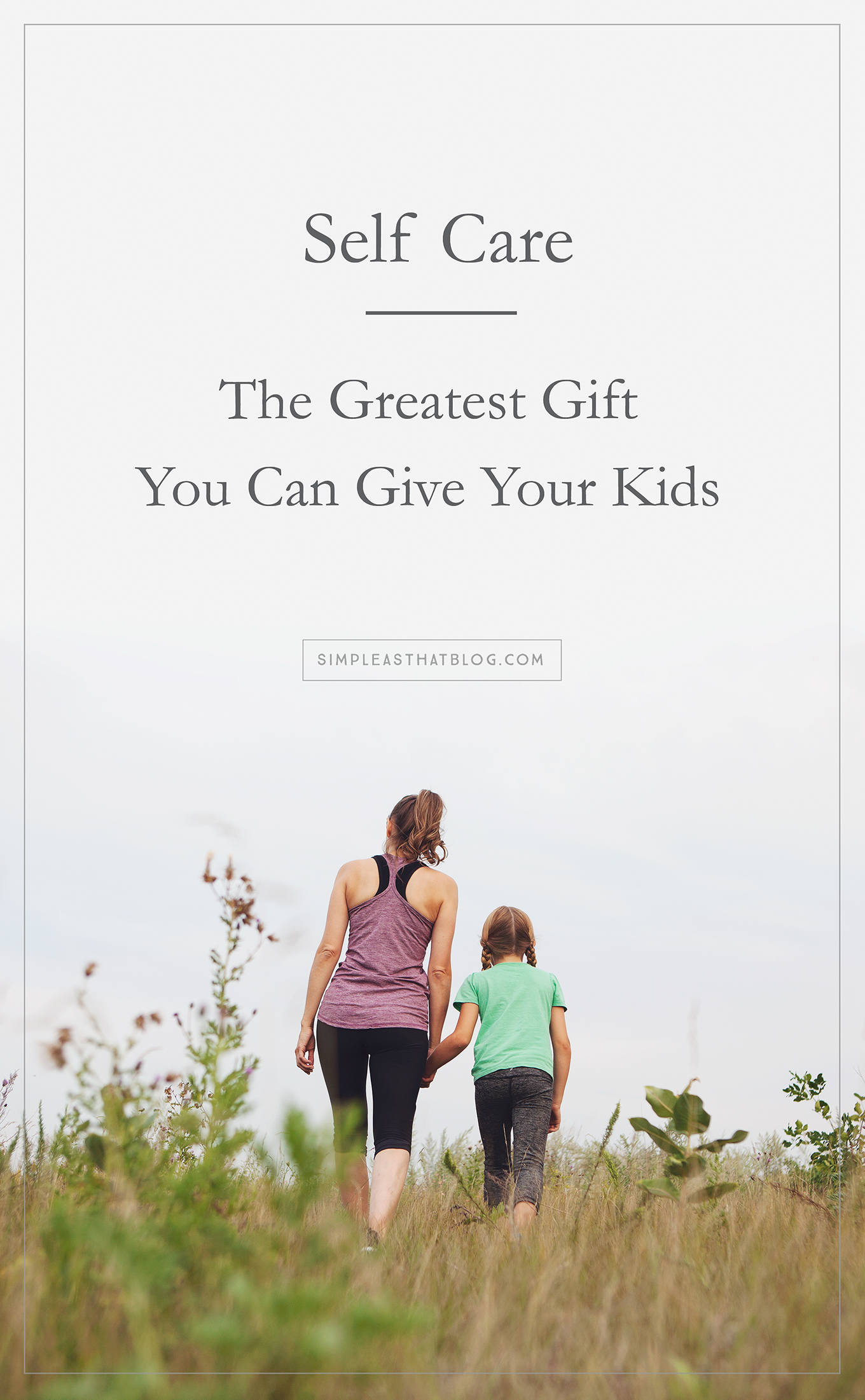 The greatest gift you can give your kids is a centered, rested, happy mom. That starts with taking care of YOU.