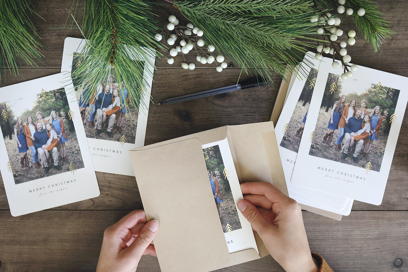 Simple (yet beautiful) Christmas Cards from Minted.